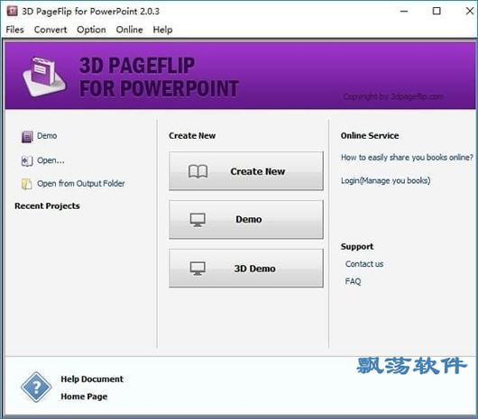 3D PageFlip for PowerPoint(PPTתFlash)