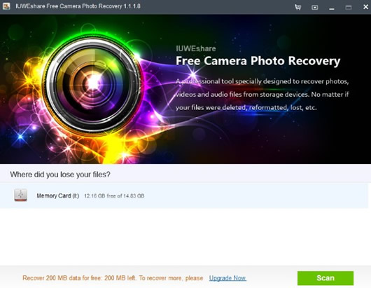 IUWEshare Free Camera Photo Recovery(ݻָ)