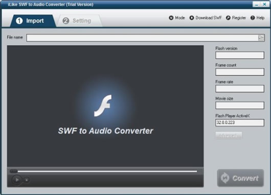 iLike SWF to Audio Converter(SWFƵʽת)