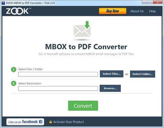 ZOOK MBOX to PDF Converter(MBOXתPDFļ)