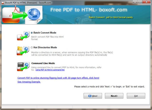 Boxoft PDF to Html(PDFHTMLת)