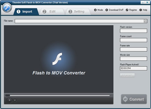 ThunderSoft Flash to MOV Converter(flashƵʽת)